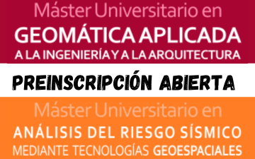 Estudios Oficiales de Máster impartidos en la Escuela Técnica Superior de Ingenieros en Topografía, Geodesia y Cartografía